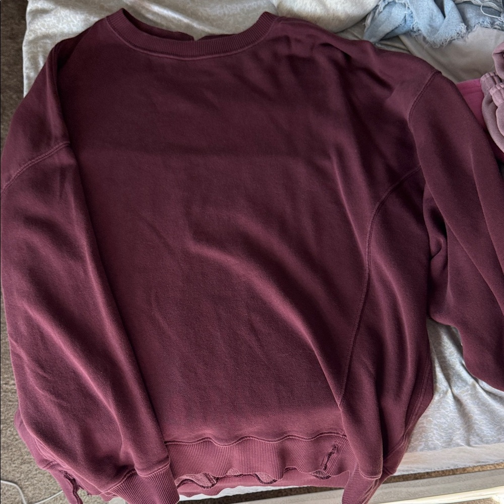 Woman’s Burgundy Sweater